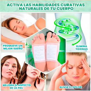 Parches Detox Kinoki| Limpia tu cuerpo naturalmente mientras duermes 🤩😴🦶🌿 🤩