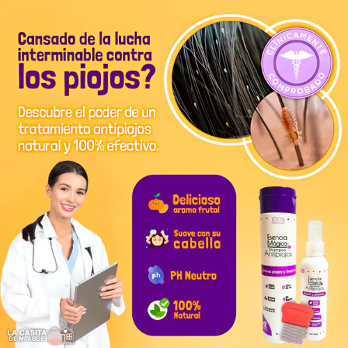 EsenMagic| Piojos fuera, niños felices 🧴😃