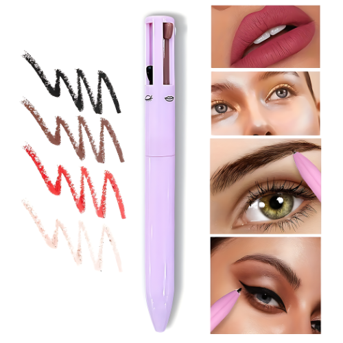 Lápiz 4 en 1 MultiMakeup| Define, rellena, resalta e ilumina tu belleza natural 🖊💕