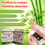 Combos KINOKI| Parches Detox para pies – Reduce fatiga, mejora el descanso y limpia toxinas + REGALO