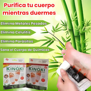Combos KINOKI| Parches Detox para pies – Reduce fatiga, mejora el descanso y limpia toxinas + REGALO