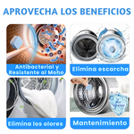 WashClean x12|Pastillas limpiadoras para lavadora + Elimina el mal olor y bacterias desde la raíz – Oferta 2x1 HOY