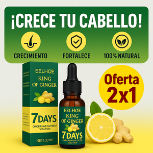 💥Tónico Capilar KingGinger| Nutre, fortalece y estimula el crecimiento capilar – Resultados en solo 1 semana + Envío gratis