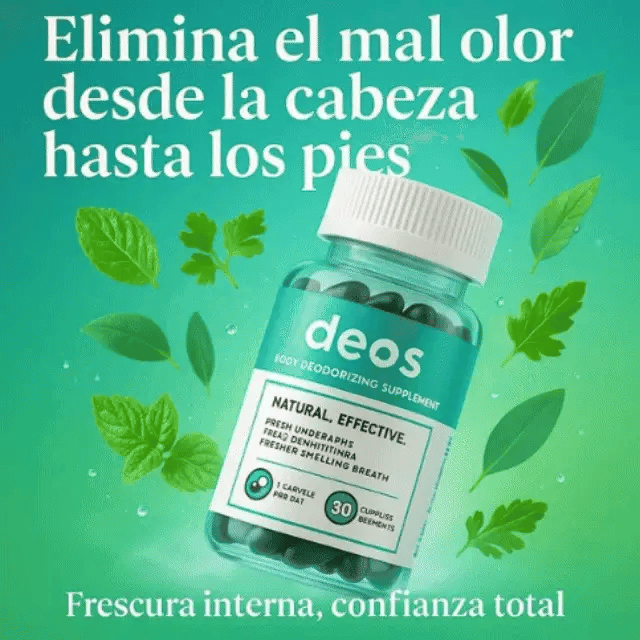 DEOSClean| Cápsulas que neutralizan el mal olor desde la raíz – 2x1 HOY + Frescura continua todo el día
