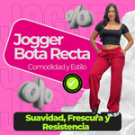 MíaCurve| Jogger bota recta – Se adapta a ti y realza tu figura – PAGA 2 Y LLEVA 3 + 50% DESCTO