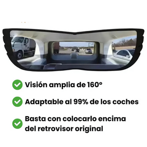 AngelView| Retrovisor Angular para mejor visibilidad y más seguridad al volante
