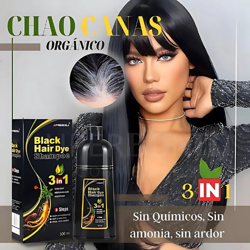 🌿Kit CubreCanas Orgánico 3 en 1| Cubrir Canas, Hidratar y Fortalecer ¡Envío Gratis + OBSEQUIO! Renueva tu look en minutos