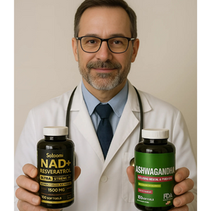 Pack Ashwagandha+ NAD+ Colágeno Biotina™ | Juventud Celular y Estrés Bajo Control – 50% de descuento + Envío Gratis