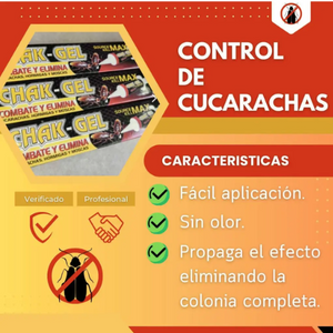 🛍️ Combo ChakGel| Elimina cucarachas desde la raíz sin olores ni químicos agresivos Llévate 2 y paga 1