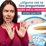Promo 2x1 InodorClean| Funda higiénica desechable para inodoros + Protección instantánea en baños públicos