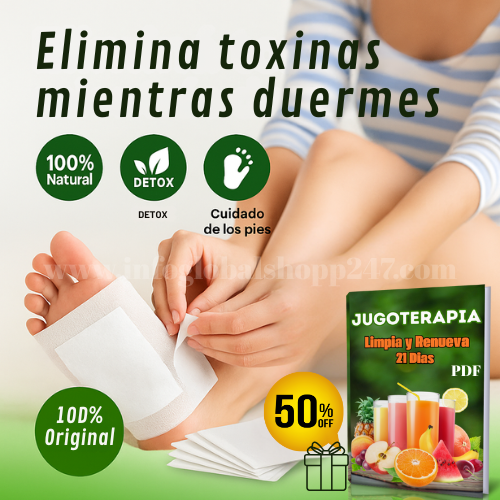 Parches Detox Kinoki| Limpia tu cuerpo naturalmente mientras duermes 🤩😴🦶🌿 🤩