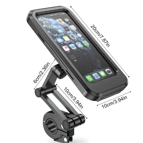 SafeView 360| Soporte giratorio para moto y bici + Uso táctil incluso con lluvia Solo HOY 2x1 +Envío Gratis