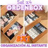 OrdenBox Set x4 | Organizadores de ropa interior -Más orden en menos tiempo + Promo 2x1