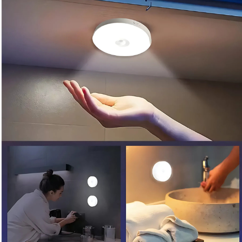 EcoLuzSensor |Luz recargable que se activa al detectar movimiento – Sin cables, sin enchufes+ Paga 2 y Lleva 3 HOY