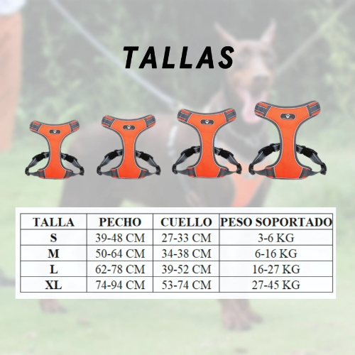 PetSecure| Pechera antitirones para perros medianos y grandes – Control total y confort en cada paseo + Envío gratis