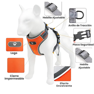PetSecure| Pechera antitirones para perros medianos y grandes – Control total y confort en cada paseo + Envío gratis