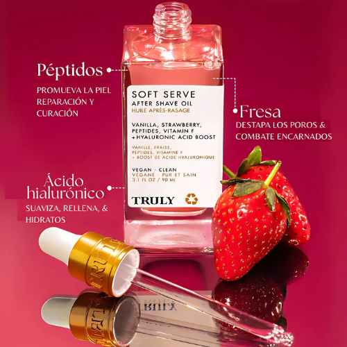 Truly |Aceite íntimo post depilación para aclarar y suavizar – Resultados visibles desde la 1.ª semana + Hidratación profunda