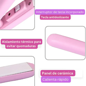 AliRizPro| Mini Plancha rizadora y alisadora sin dañar el cabello. Promoción 2x1
