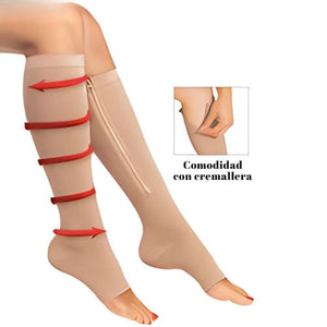 ZipSox™ Medias de Compresión | Mejor circulación y alivio constante en tus piernas activas – SOLO HOY 2x1 con envío GRATIS