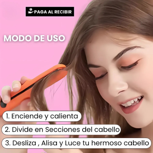 AliRizPro| Mini Plancha rizadora y alisadora sin dañar el cabello. Promoción 2x1