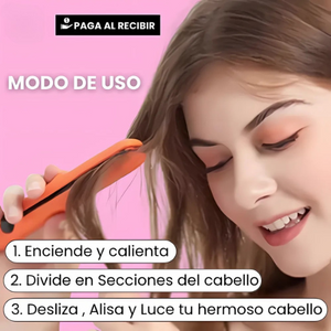 AliRizPro| Mini Plancha rizadora y alisadora sin dañar el cabello. Promoción 2x1