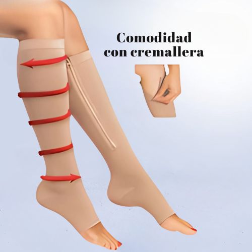 ZipSox™ Medias de Compresión | Mejor circulación y alivio constante en tus piernas activas – SOLO HOY 2x1 con envío GRATIS