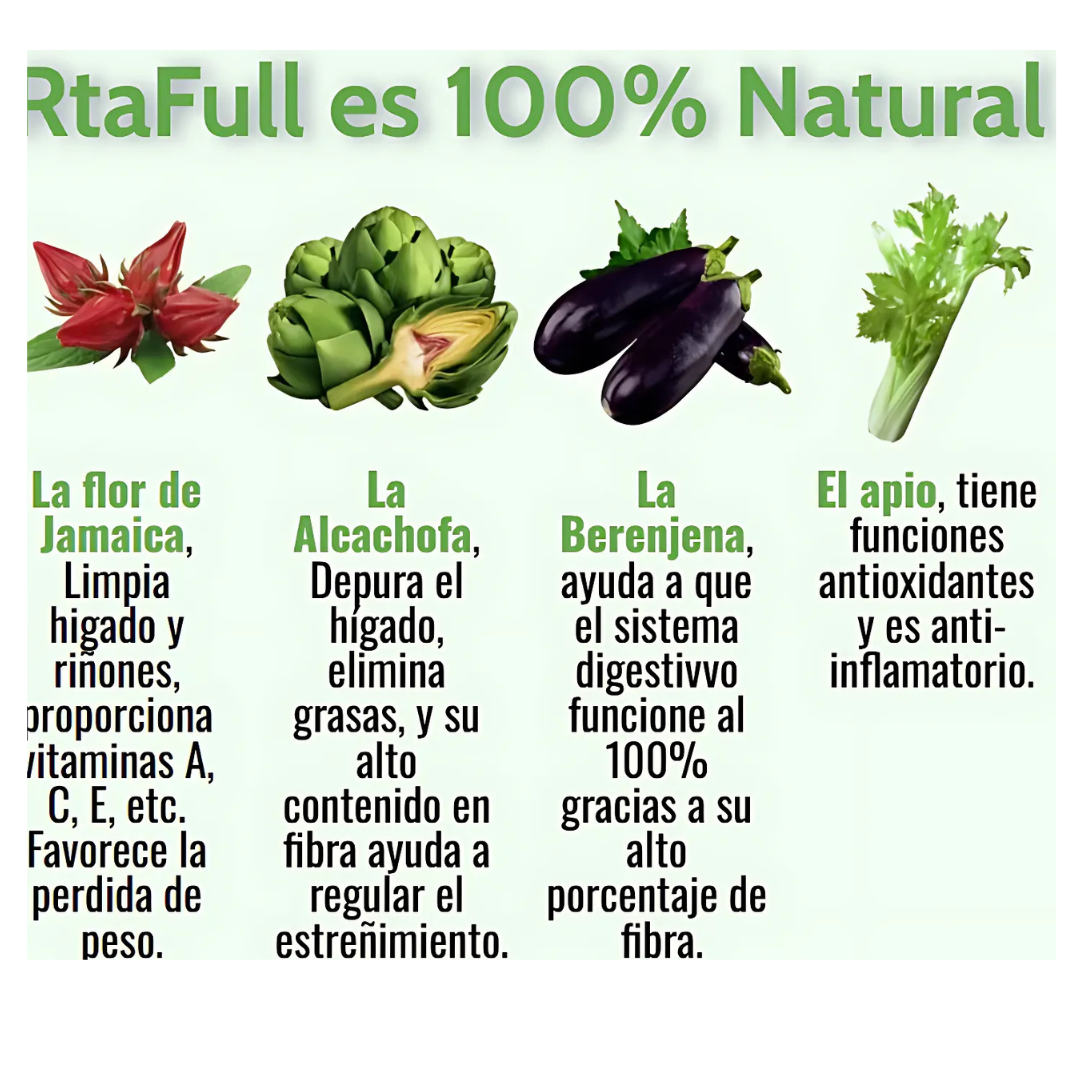 RtaFull| Fórmula Detox Natural para Hígado Graso y Digestión Pesada – Siente Resultados en 1 Semana